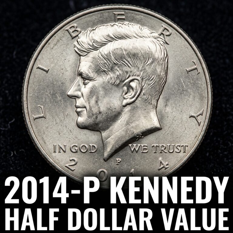 2014 P Kennedy Half Dollar Value and Collector Price Guide for Your Change