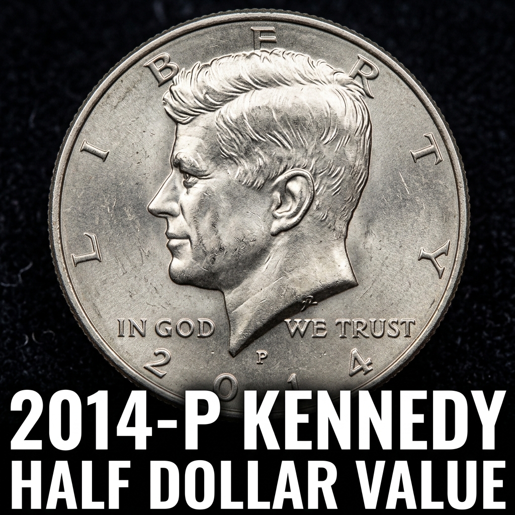 2014 P Kennedy Half Dollar Value and Collector Price Guide for Your Change
