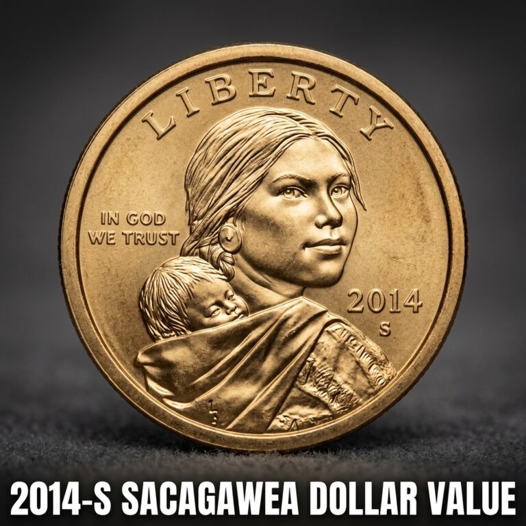 2014 S Sacagawea Dollar Value Guide for Native American $1 Coins