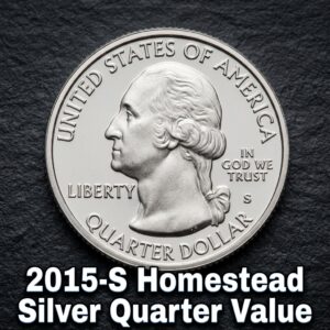 2015 S Homestead Silver Quarter Value and Collector Rarity Guide