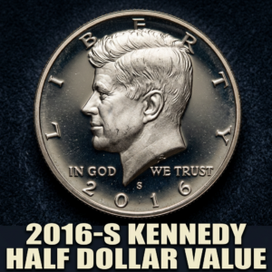 2016 S Kennedy Half Dollar Value Guide and Collector Prices