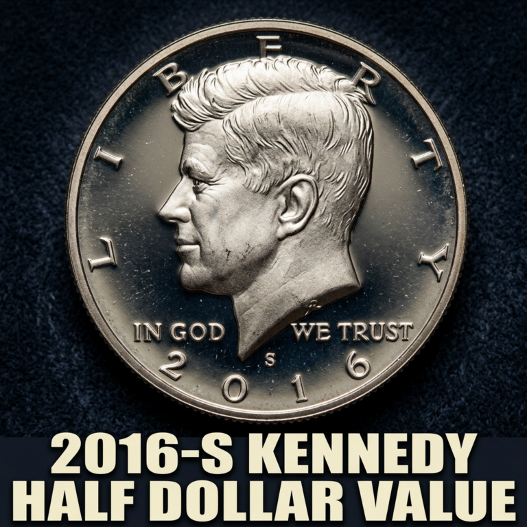 2016 S Kennedy Half Dollar Value Guide and Collector Prices