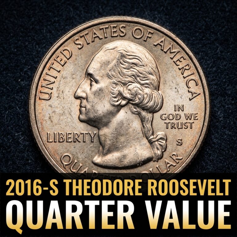 2016 S Theodore Roosevelt Quarter Value and Rarity Guide for Collectors
