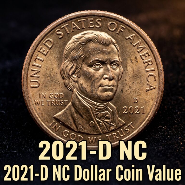 2021 D North Carolina Native American Dollar Coin Value and Rarity Guide