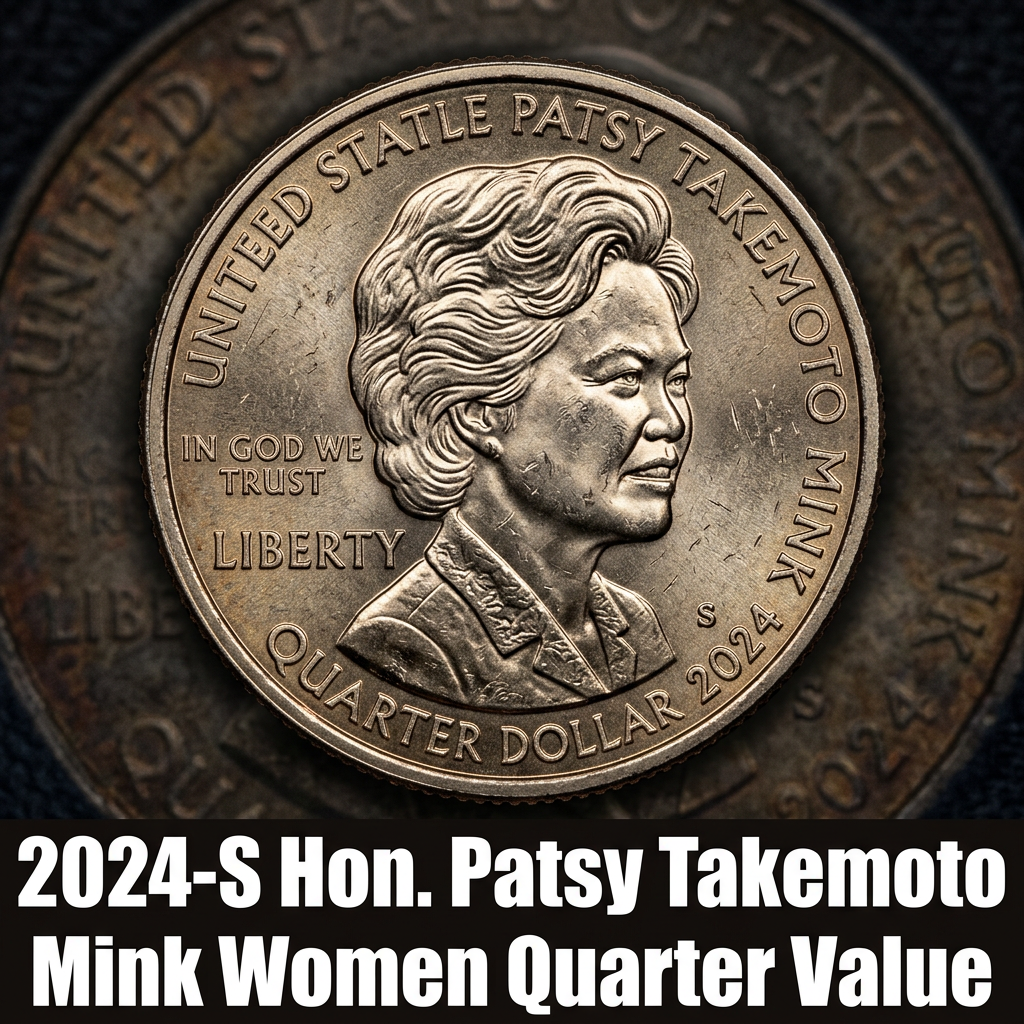 2024 S Hon Patsy Takemoto Mink Women Quarter Value and Rarity Guide