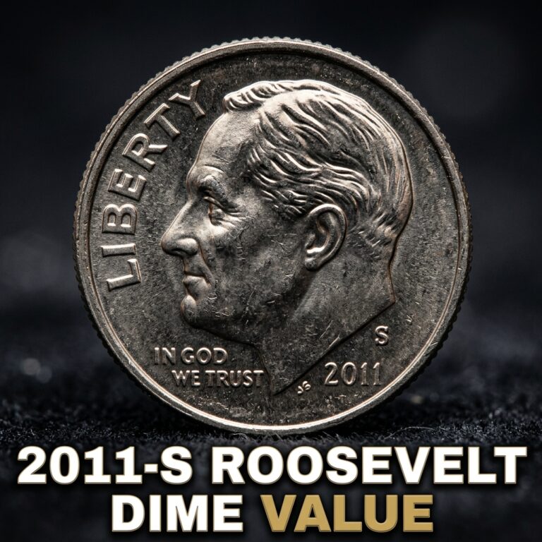 Find out how much your 2011 S Roosevelt Dime is worth today