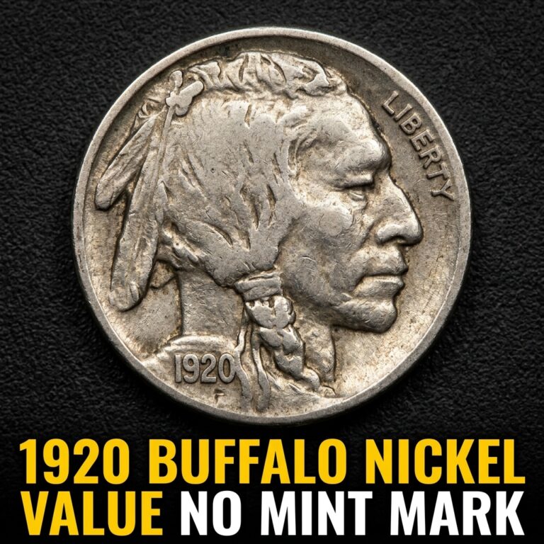 How Much is a 1920 Buffalo Nickel With No Mint Mark Worth Today