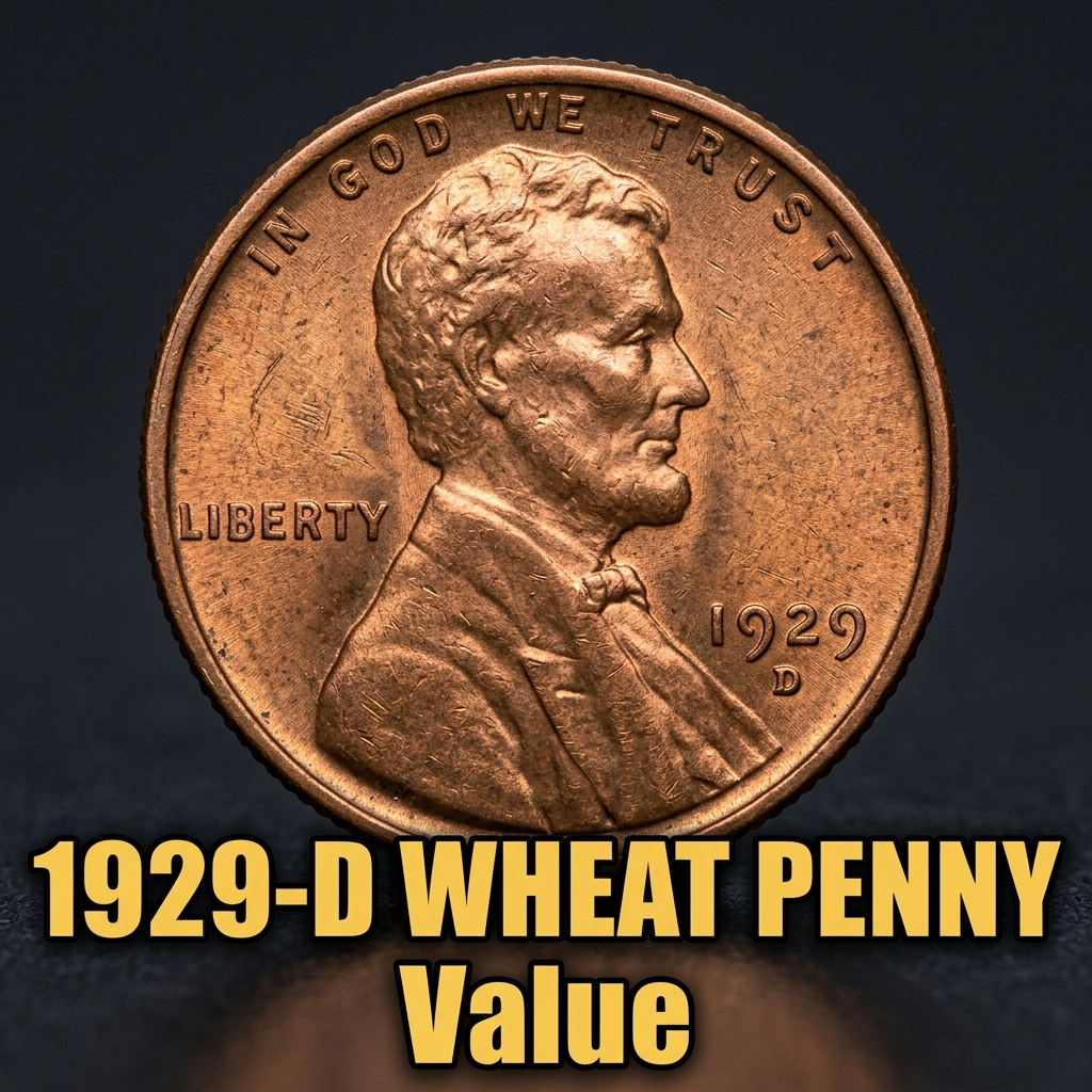 How Much is a 1929 D Wheat Penny Worth Combined with Current Market Prices