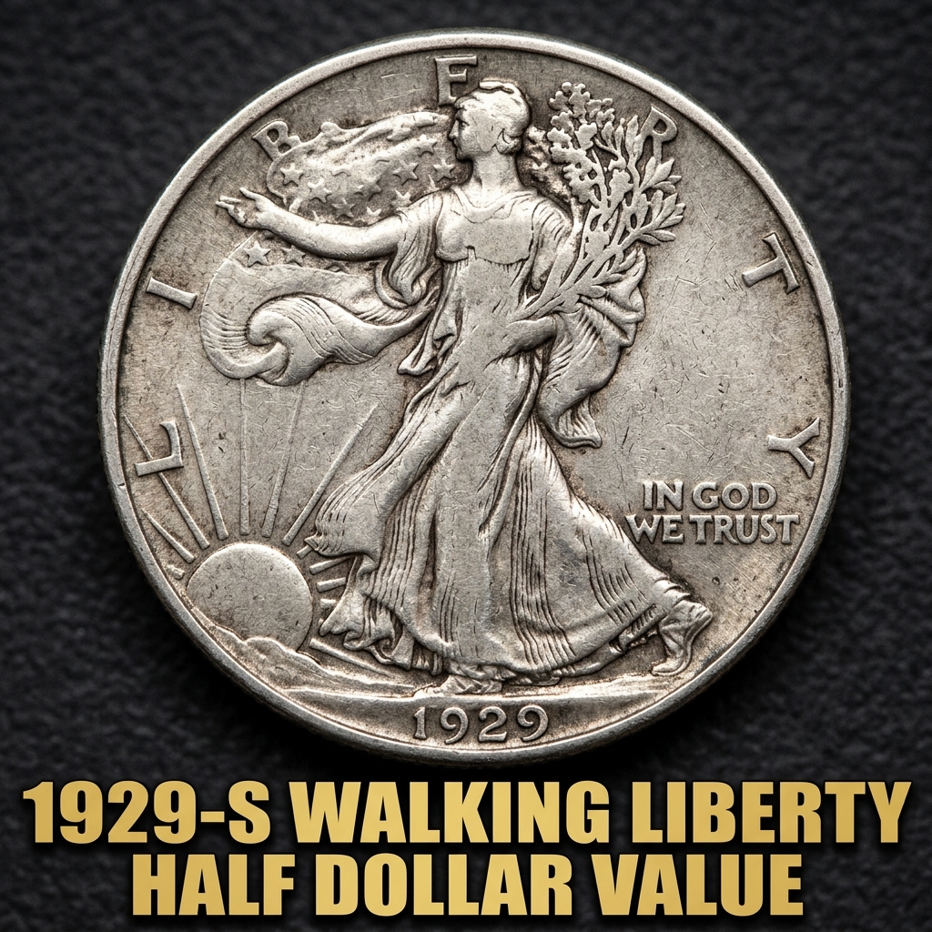 How Much is a 1929-S Walking Liberty Half Dollar Worth Today