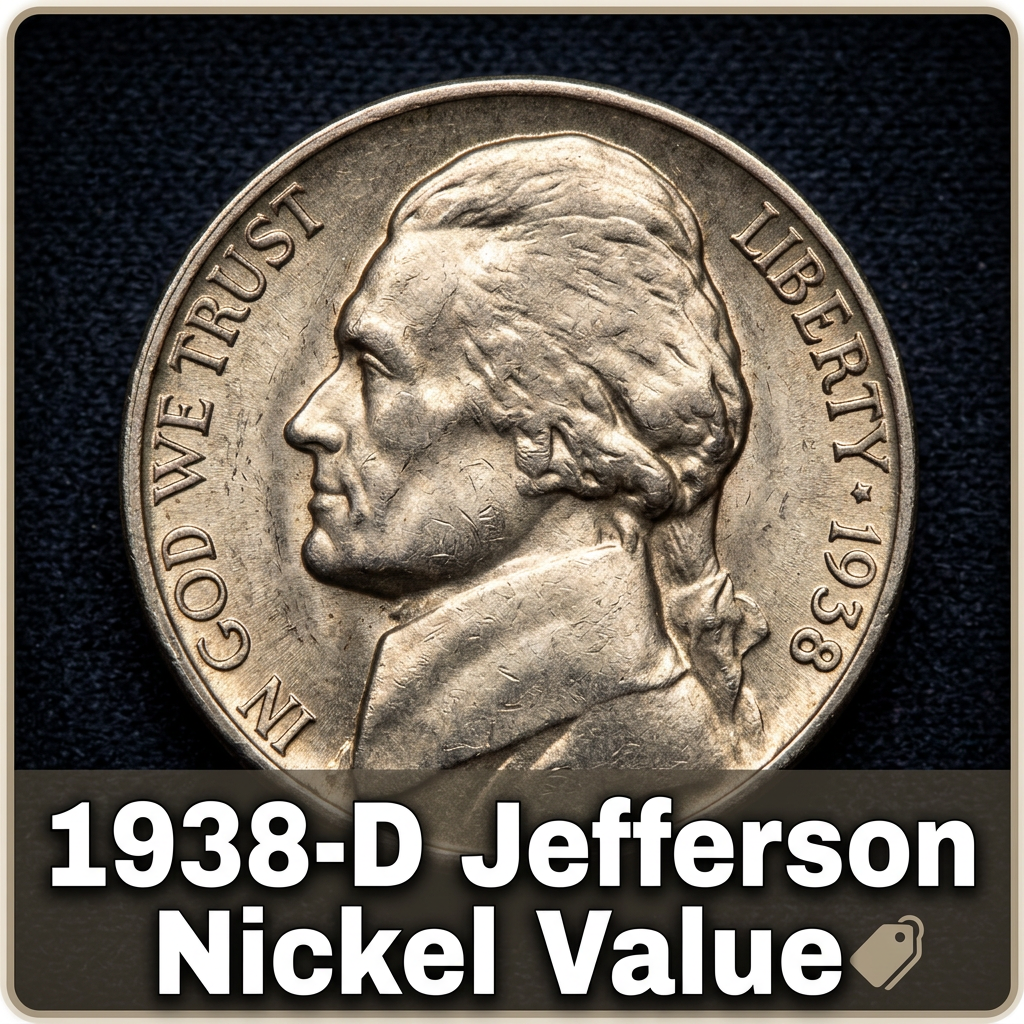 How Much is a 1938-D Jefferson Nickel Worth Today