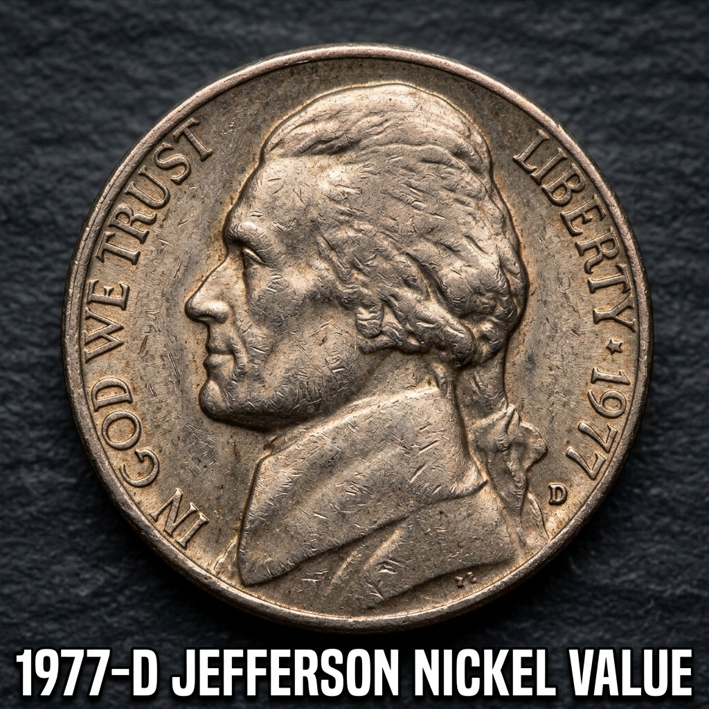 How Much Is a 1977 D Jefferson Nickel Worth Today