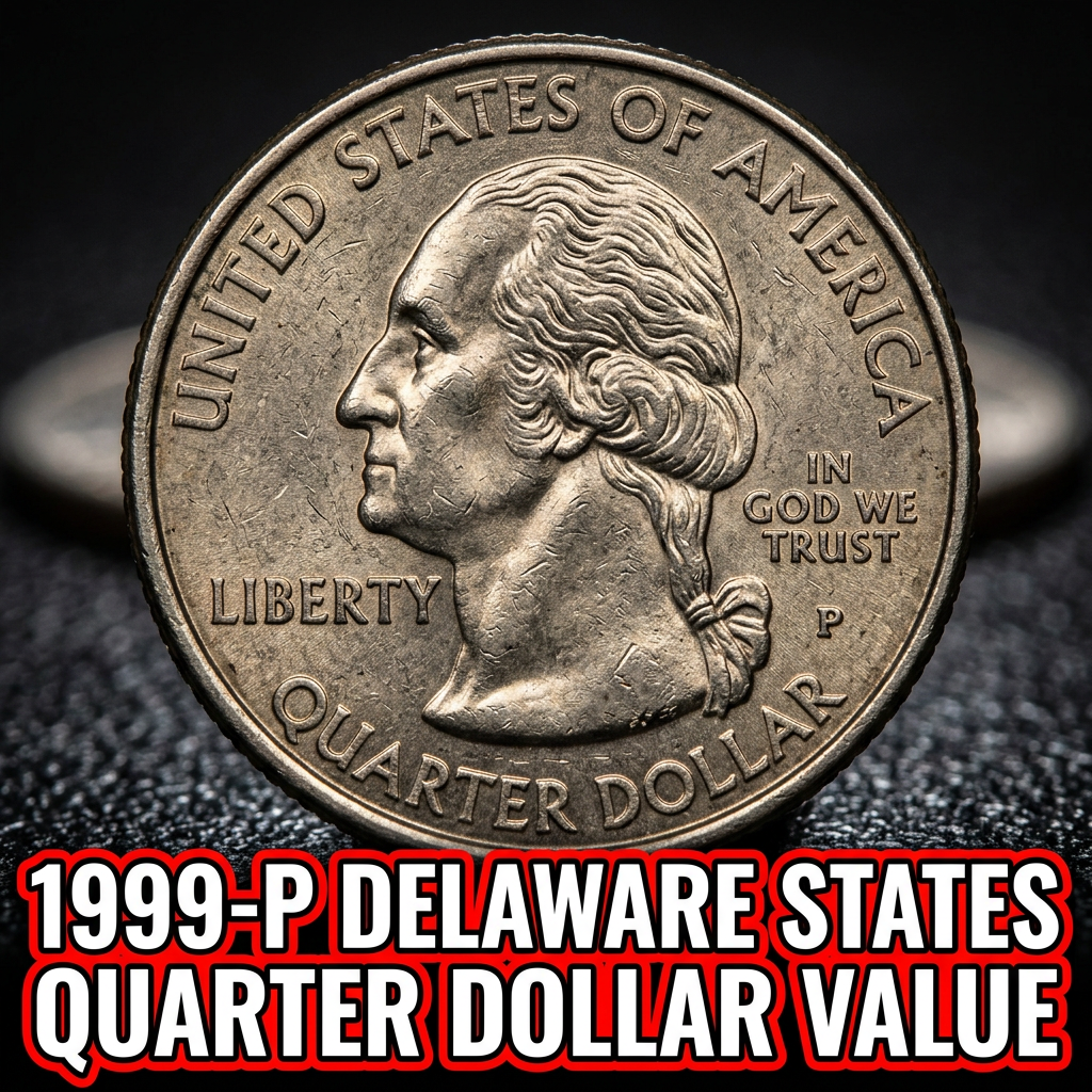 How Much Is a 1999 P Delaware State Quarter Worth Today