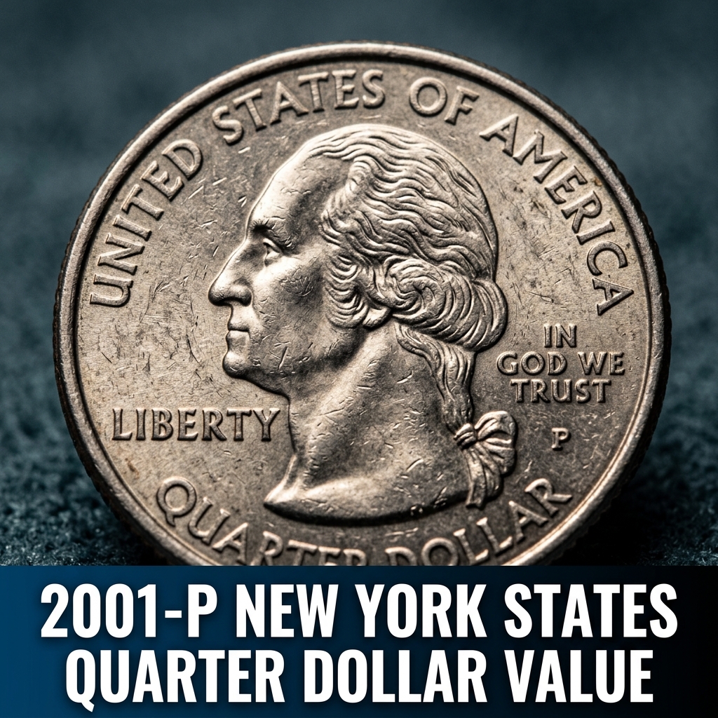 How Much Is a 2001 P New York State Quarter Worth Today