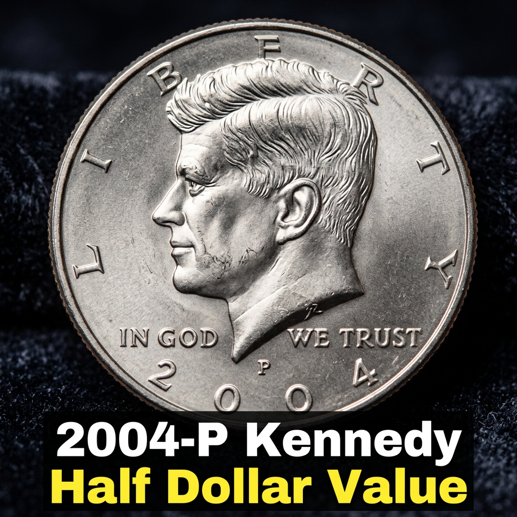 How Much Is a 2004 P Kennedy Half Dollar Worth Today
