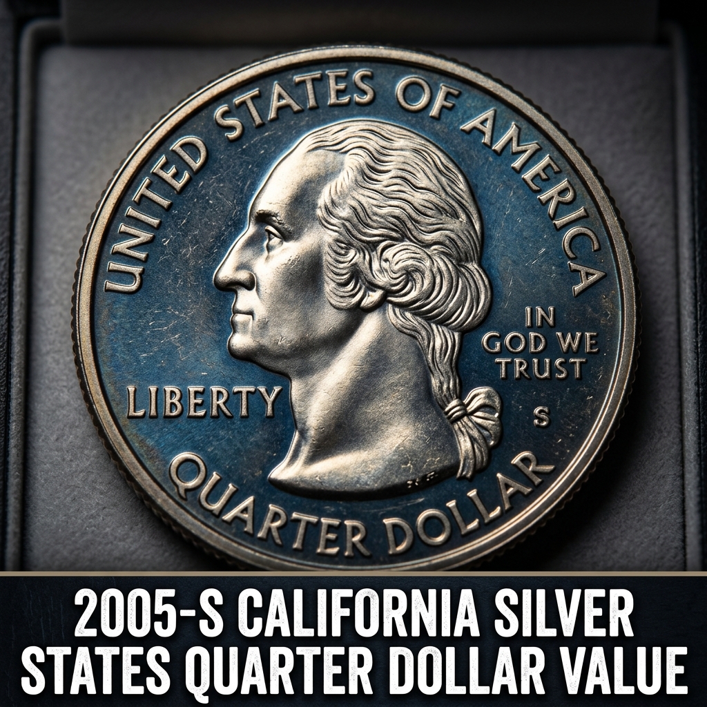 How Much is a 2005 S California Silver Quarters Worth Today