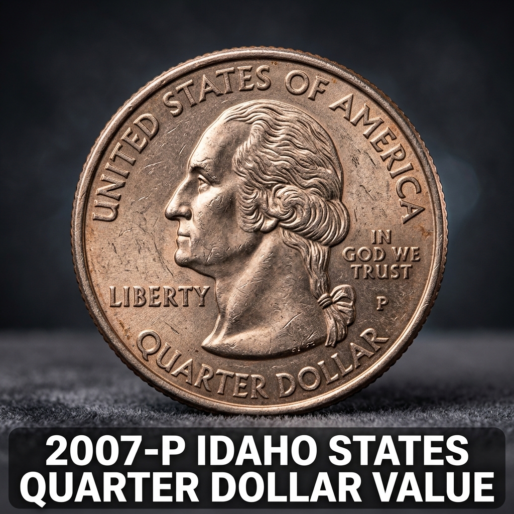 How Much is a 2007 P Idaho State Quarter Worth Today