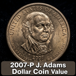 How Much Is a 2007 P John Adams Dollar Coin Worth Today