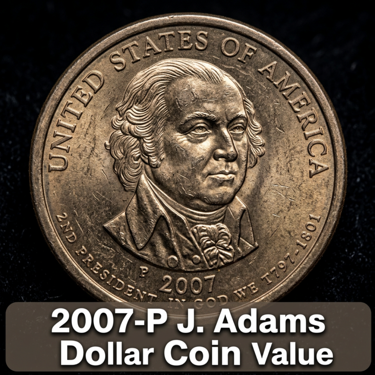 How Much Is a 2007 P John Adams Dollar Coin Worth Today