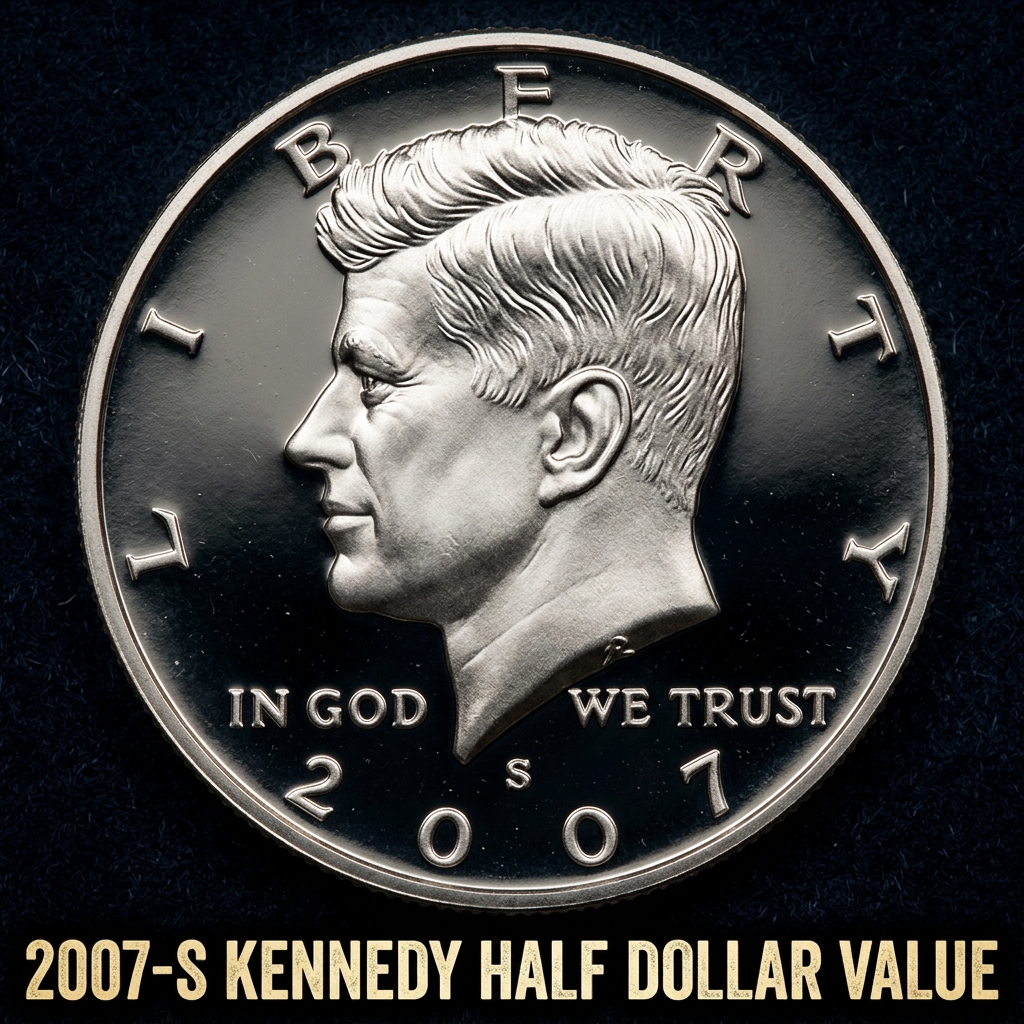 How Much Is a 2007 S Kennedy Half Dollar Worth Today