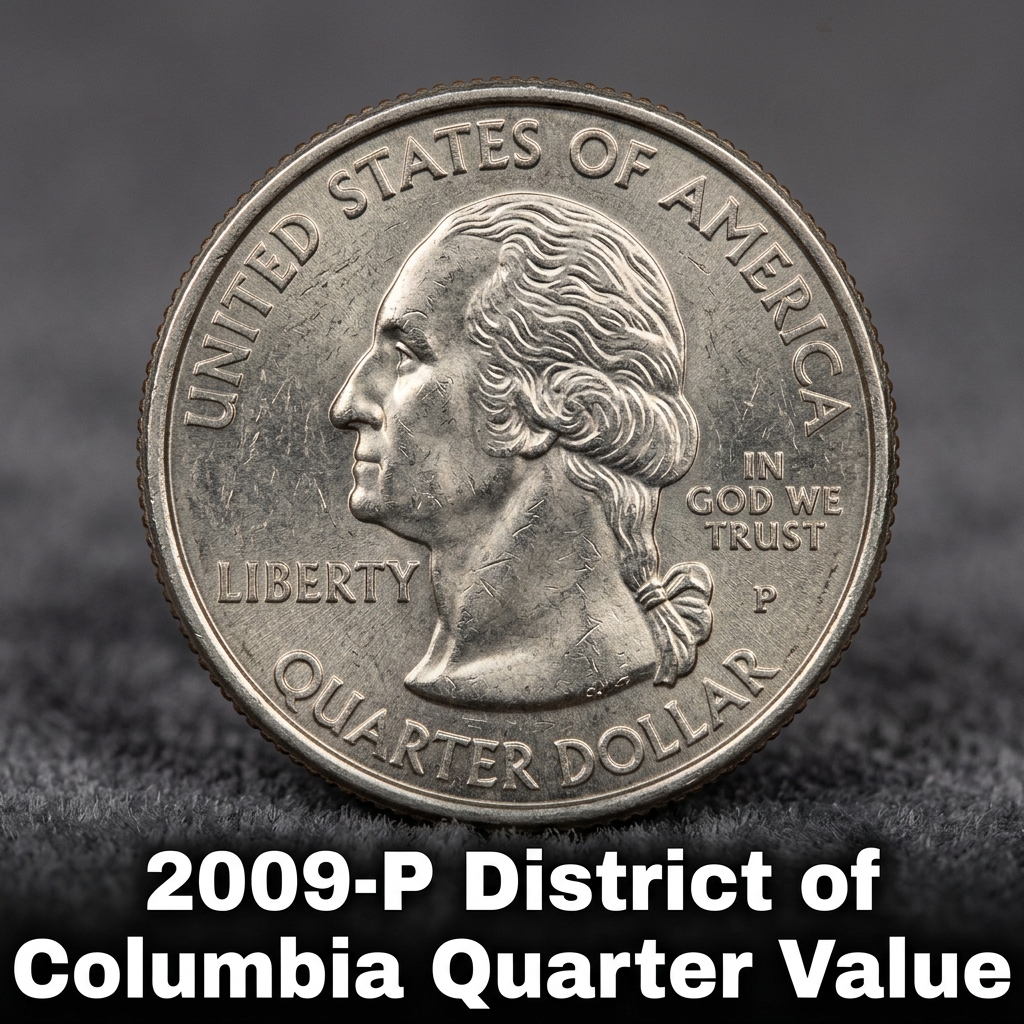 How Much is a 2009 P District of Columbia Quarter Worth Today