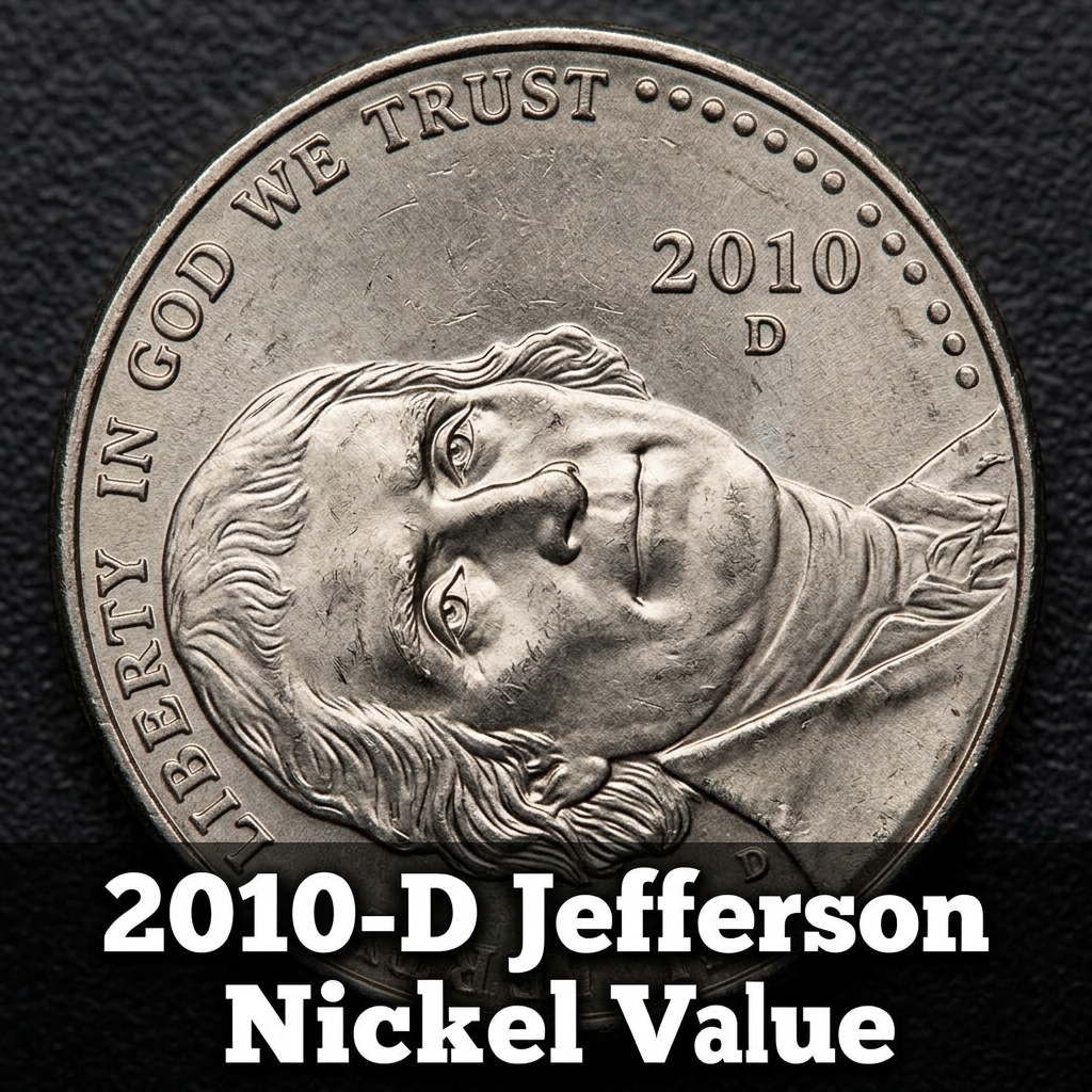 How Much Is A 2010 D Jefferson Nickel Worth Today