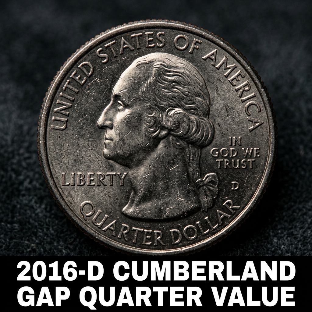 How much is a 2016 D Cumberland Gap Quarter worth today