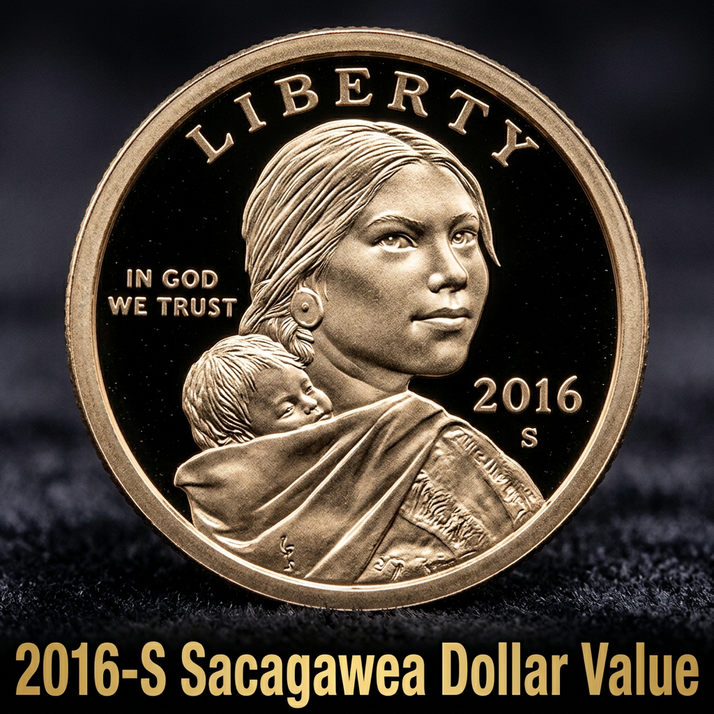 How Much is a 2016 S Sacagawea Dollar Worth Today