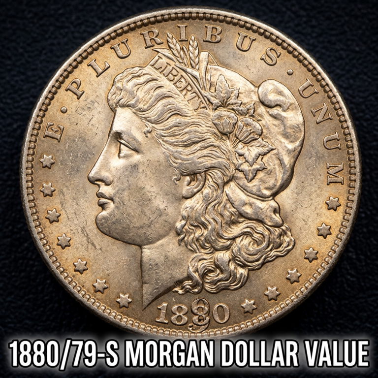 How Much Is an 1880 79 S Overdate Morgan Silver Dollar Worth Today