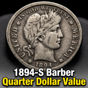 How Much is an 1894-S Barber Quarter Worth Today