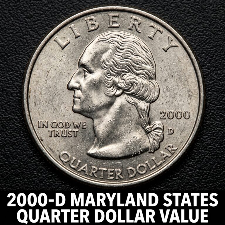 How Much is the 2000 D Maryland State Quarter Worth Today