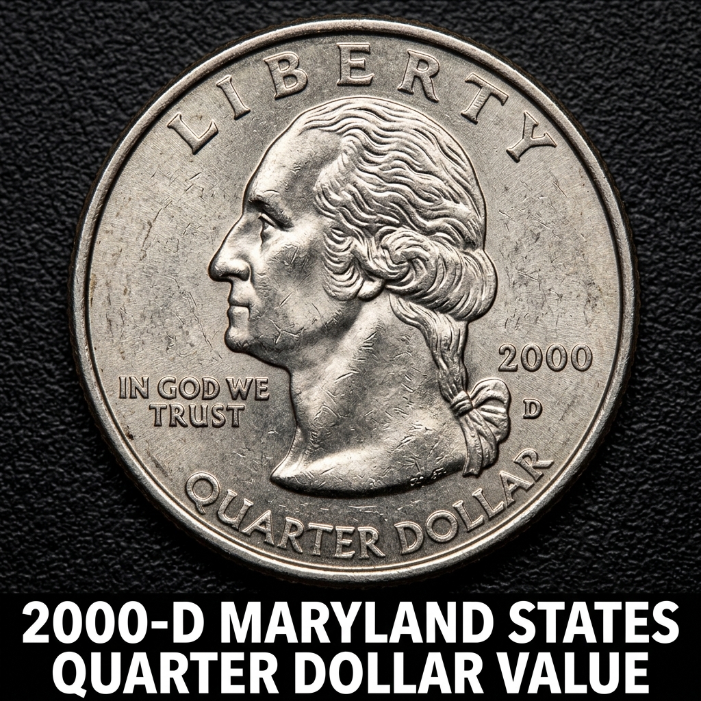 How Much is the 2000 D Maryland State Quarter Worth Today