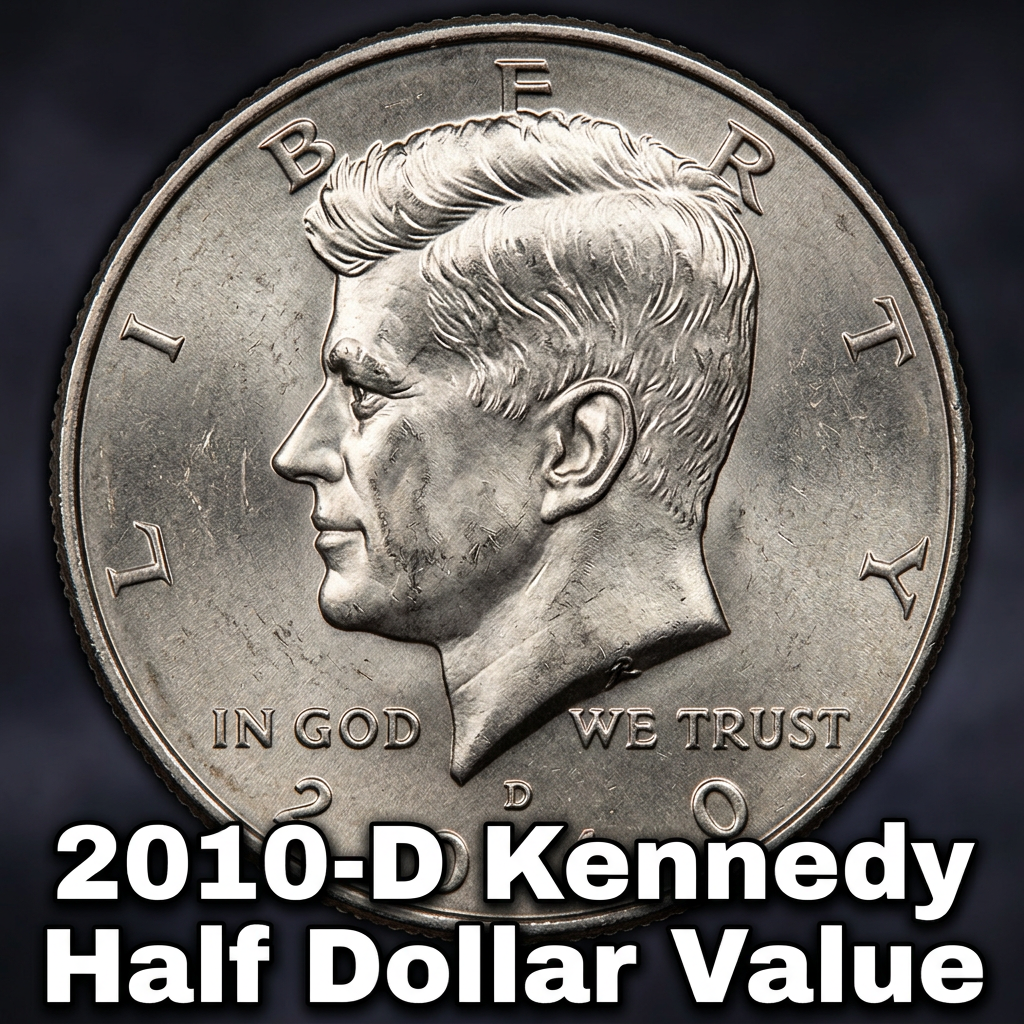 Real Value of a 2010 D Kennedy Half Dollar and How Much You Can Sell It For