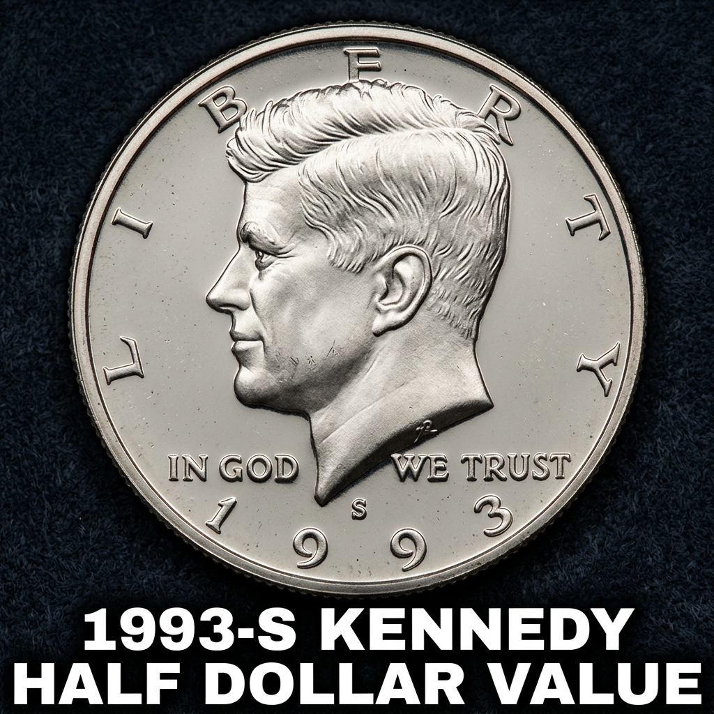 The 1993-S Kennedy Half Dollar Value Ranges from $5 to $150 depending on its grade and whether it is a silver or clad proof version. Most of these coins found in collections today are striking "S" mint mark specimens meant for collectors rather than daily spending.