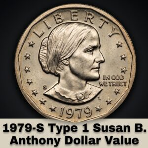 What is the 1979 S Type 1 Susan B Anthony Dollar Value and Worth Today